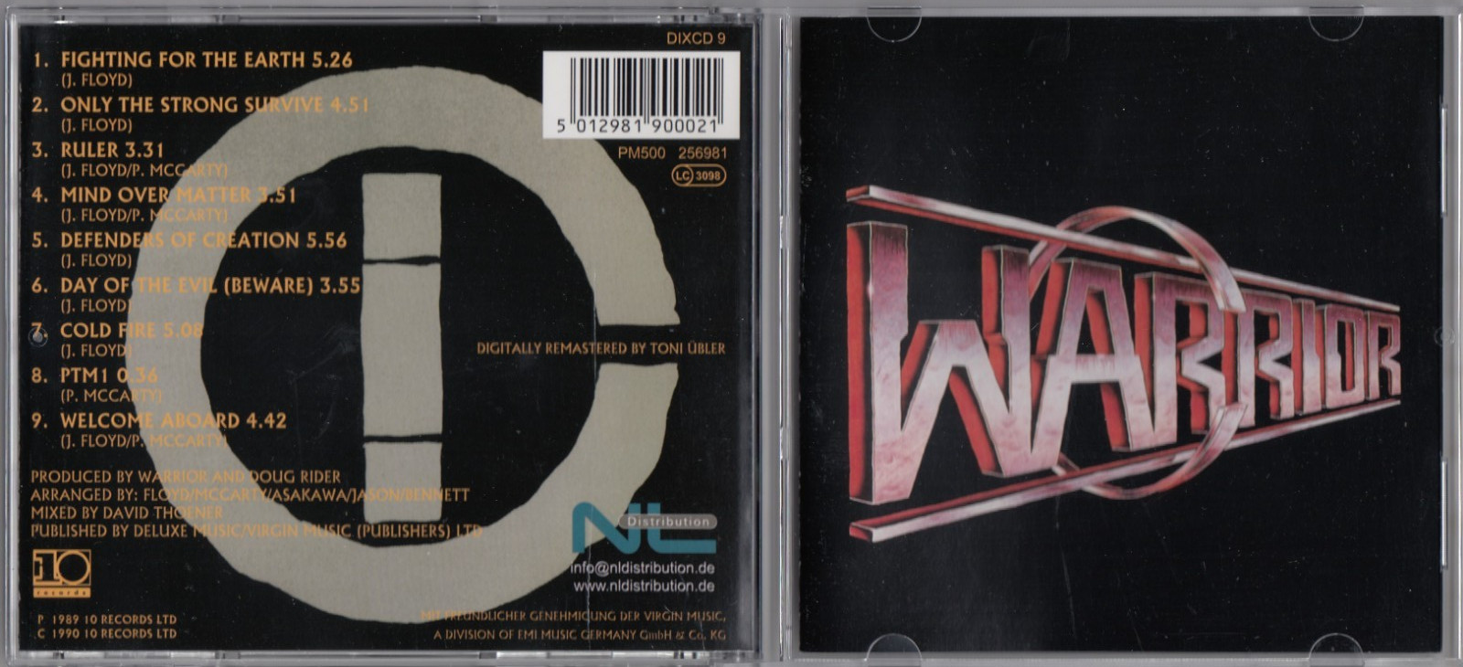 Warrior - Fighting for the Earth (CD, 2008) ROCK METAL