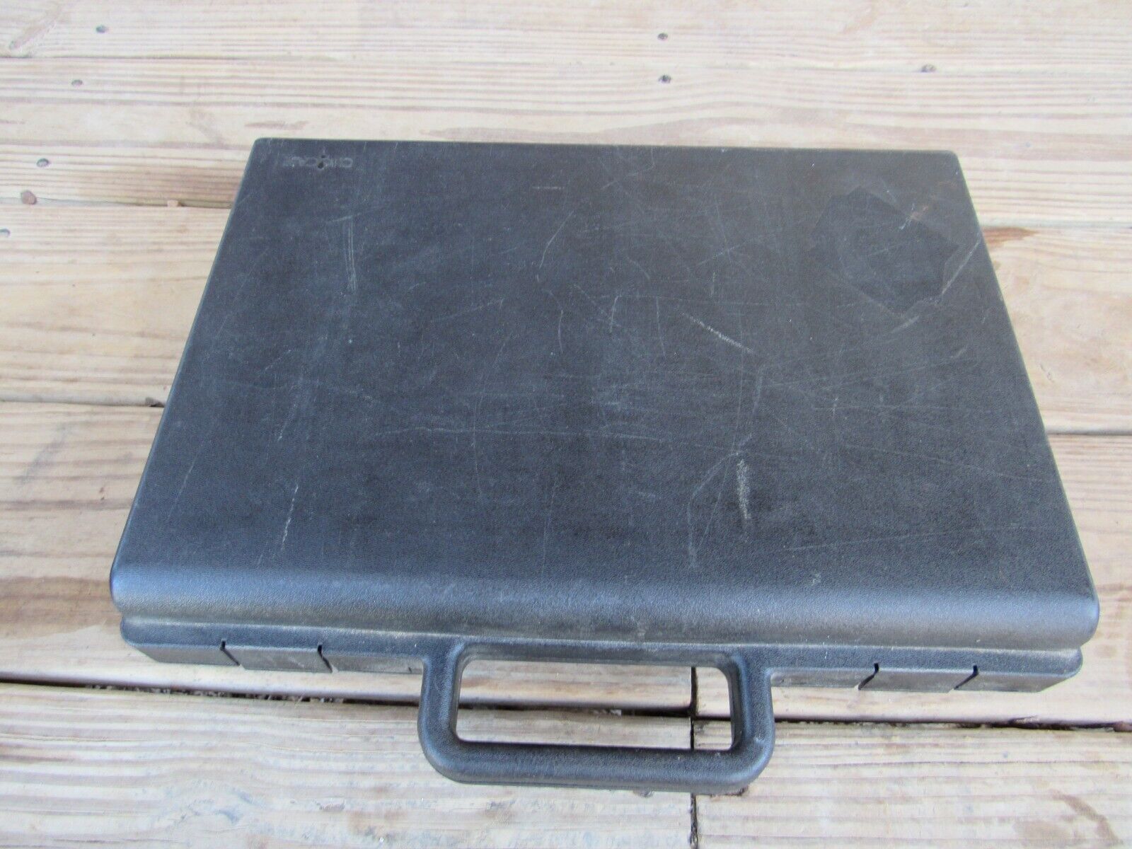 Vintage CLIK CASE Black Hard Plastic 36 Cassette Tape Storage Carrying Case