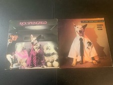 RICK SPRINGFIELD-JOB LOT 2 x VINYL LP RECORDS-success Hasn’t Spoiled Me-working picture