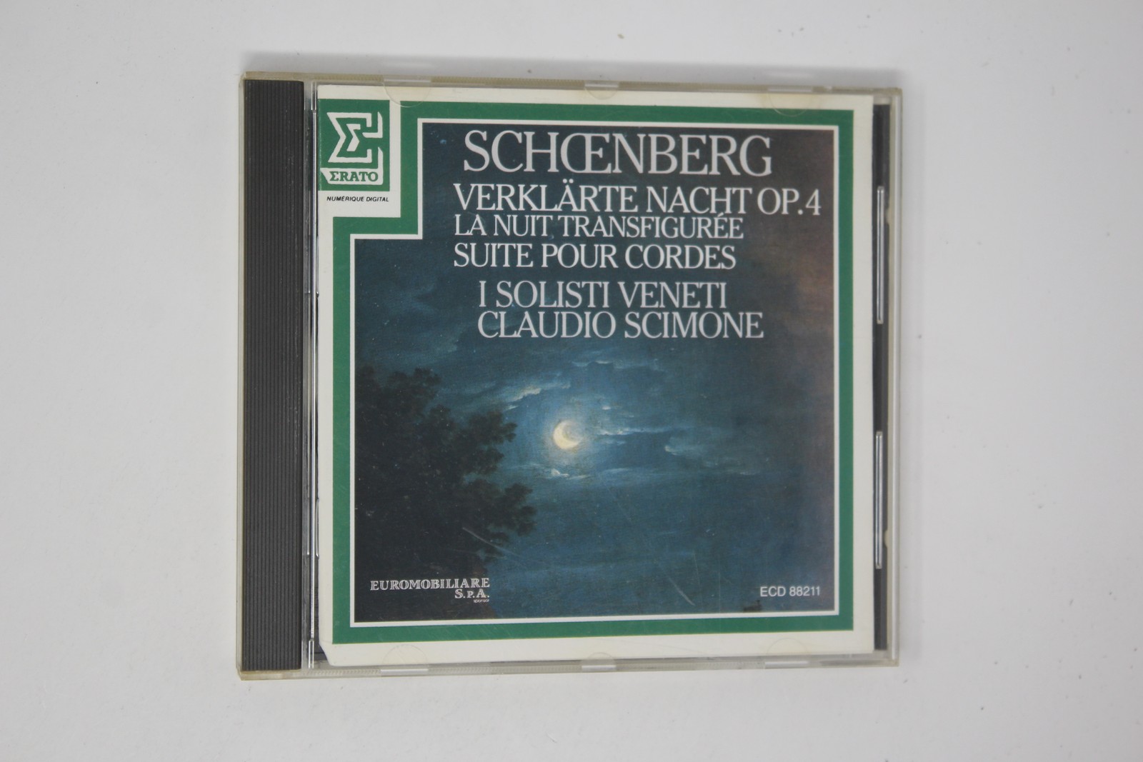 Schoenberg Verklärte Nacht Op.4 Suite Pour Cordes CD I Solisti Veneti