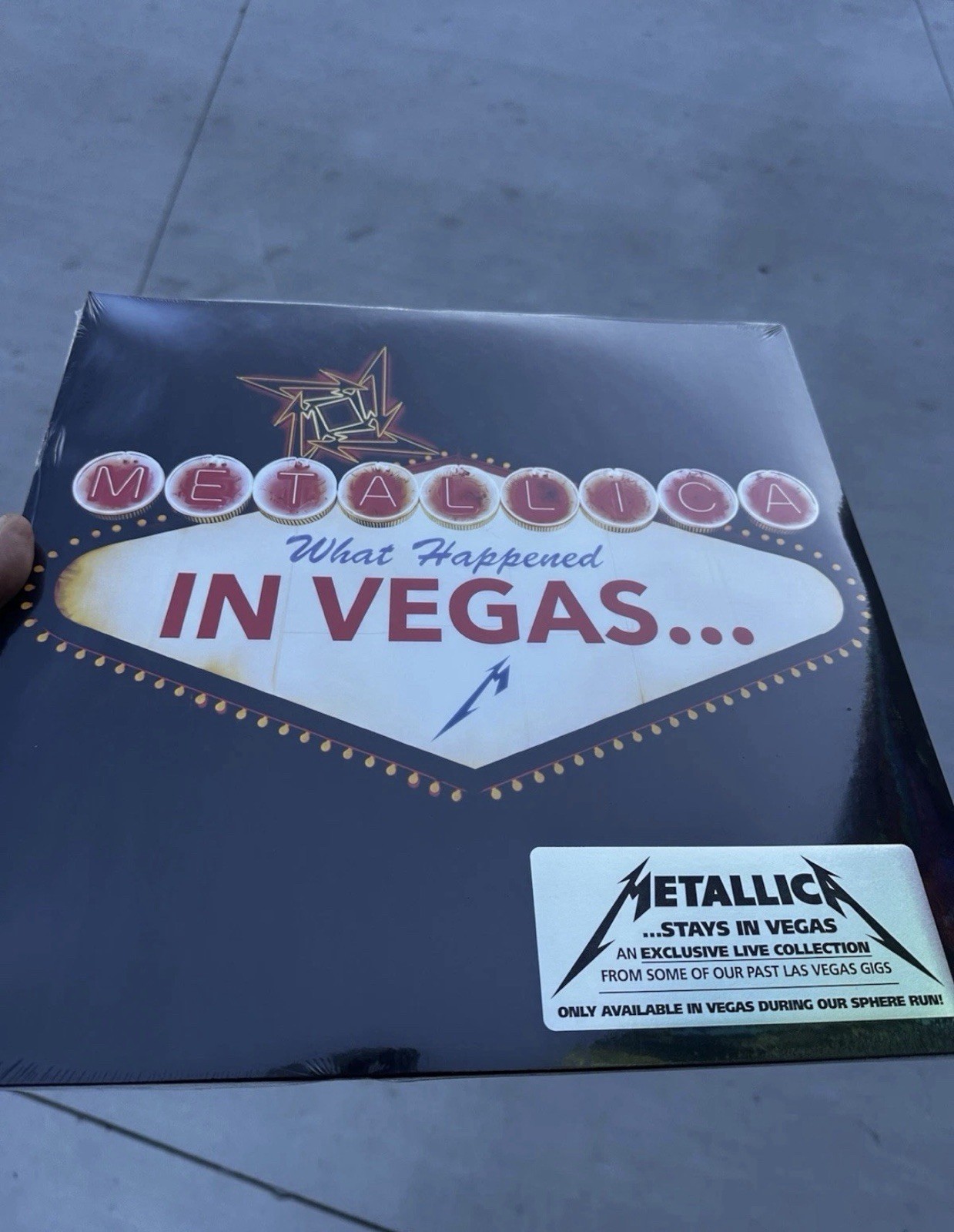 METALLICA SPHERE LAS VEGAS VINYL LIVE ALBUM SEALED SOLD OUT RARE