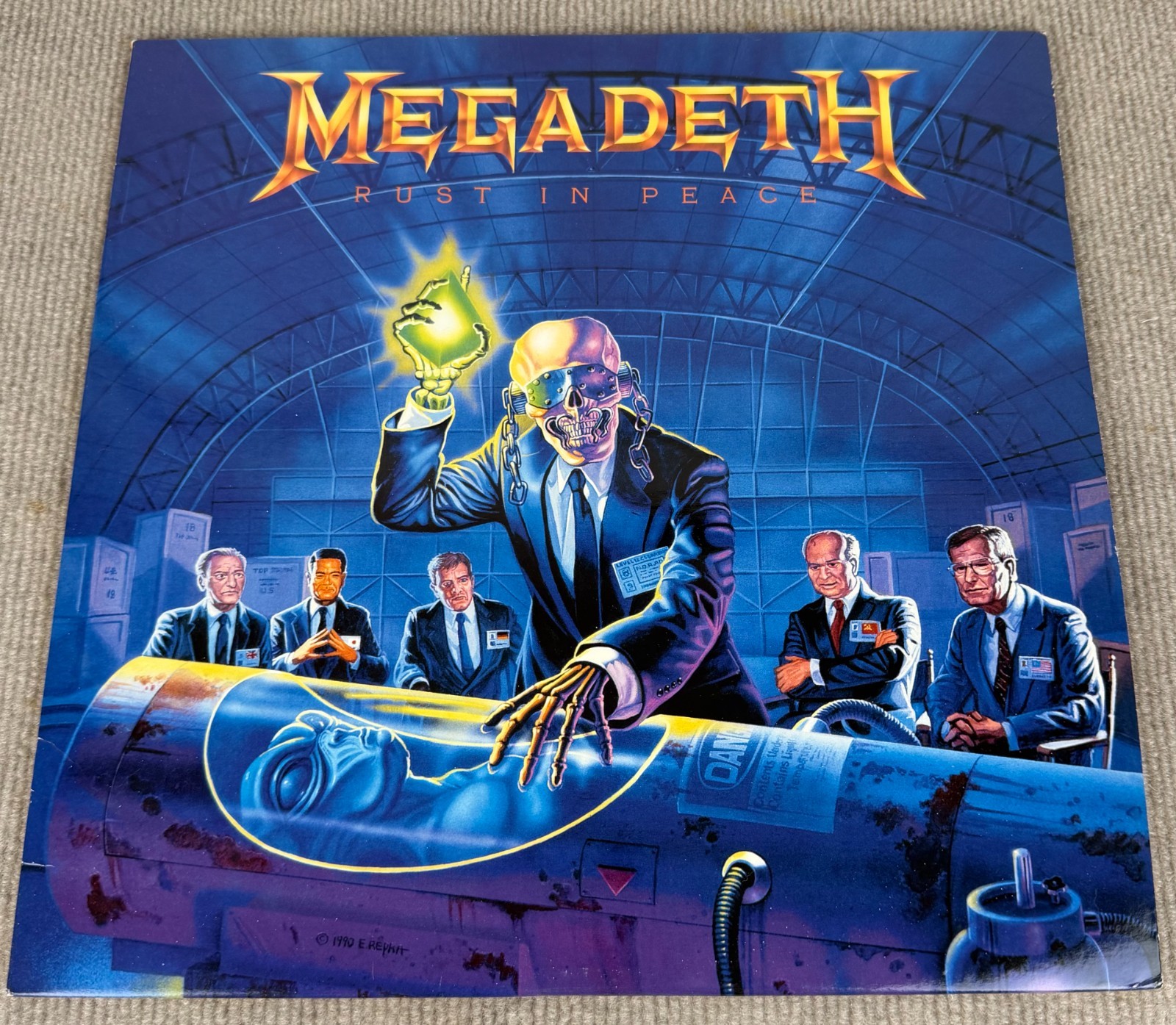 Megadeth Rust in Peace LP 2008 180g Capitol Vaults EST 2132 VG