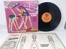 Barbie Looking Good, Looking Great Exercise Album LP Vinyl Record & Poster 1984 picture