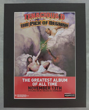 Tenacious D The Pick Of Destiny Original Album Advert Mounted 14x11