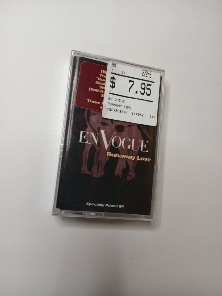 EN VOGUE Runaway Love EP Cassette Tape SEALED 1993 Atlantic Hype Sticker