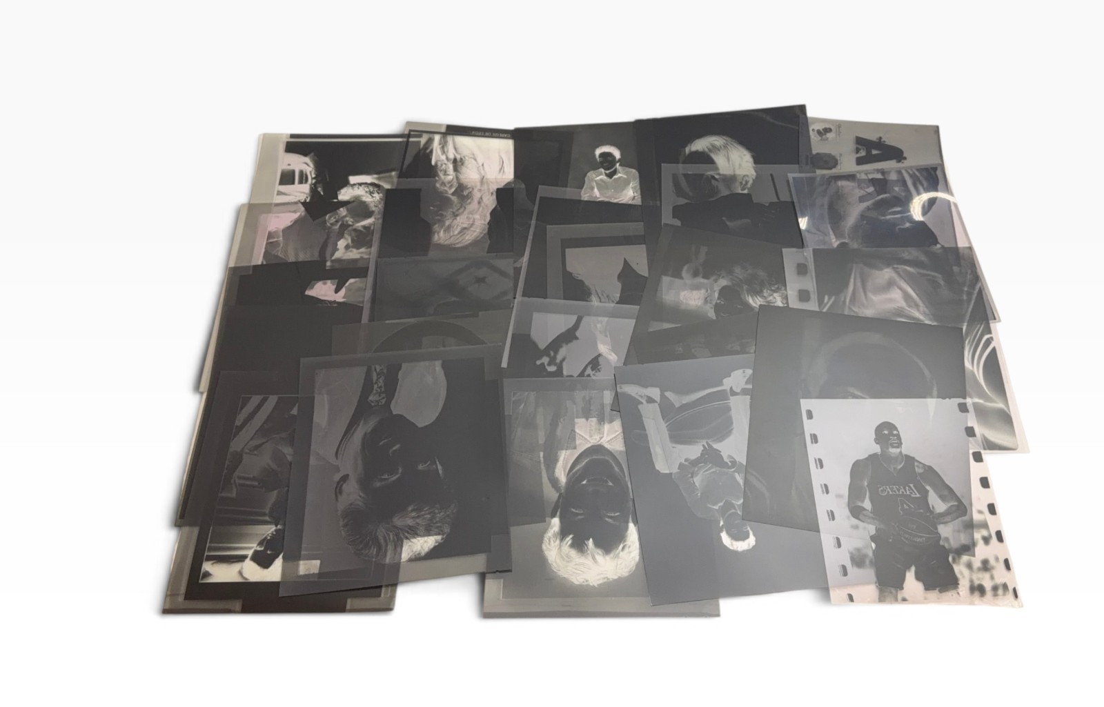 Large Group of Vintage Music And Movie Celebrity Editorial Photo Negatives