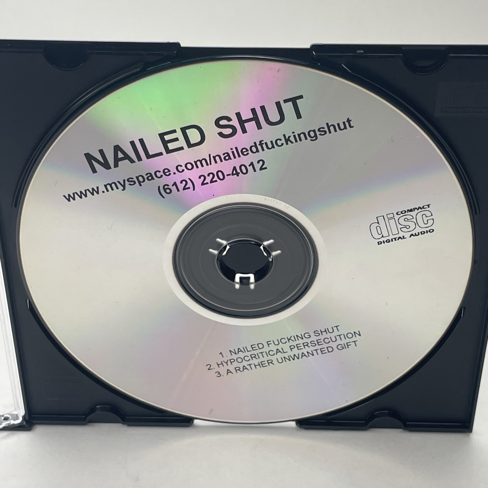 NAILED SHUT Promo 2006 CD Rare US Obscure MySpace Death Metal Grindcore Demo