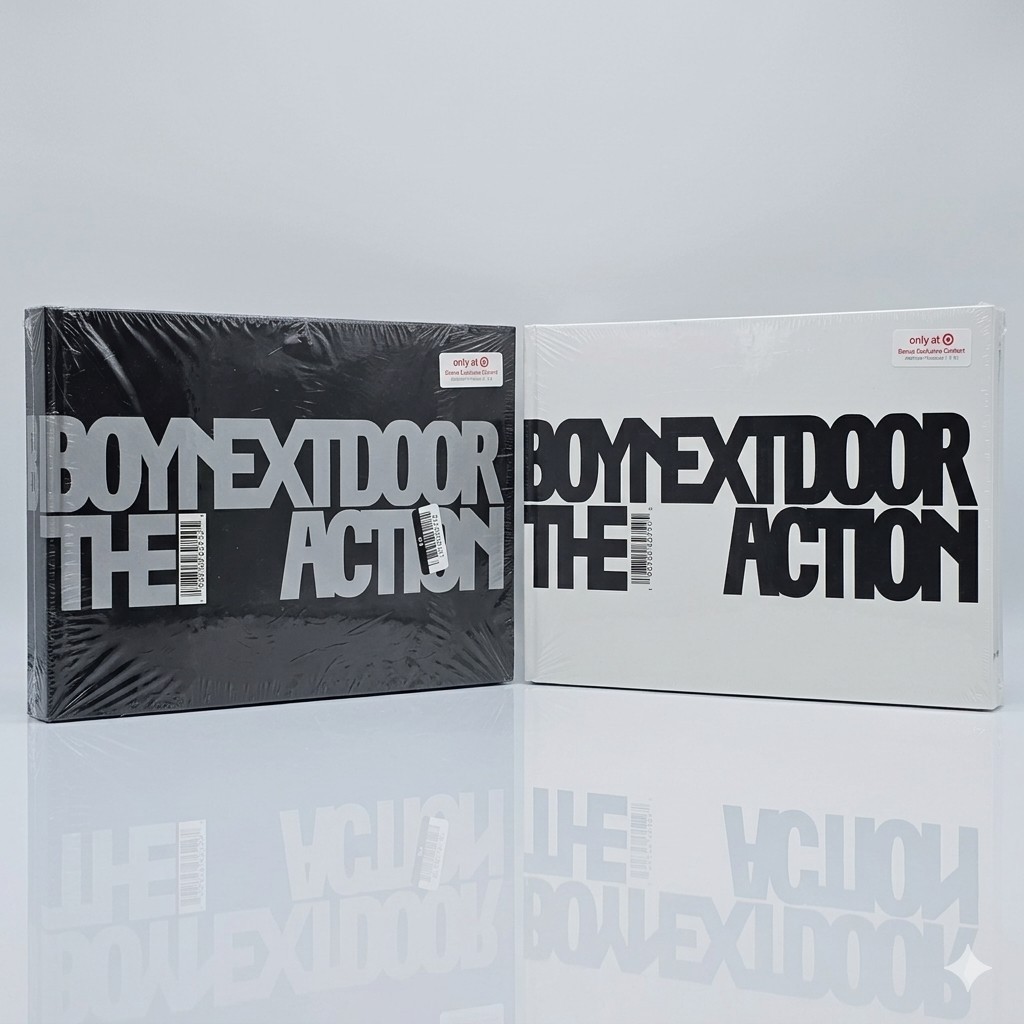 2x BOYNEXTDOOR The Action 5th EP CD  White Black Cover Target Exclusive Sealed