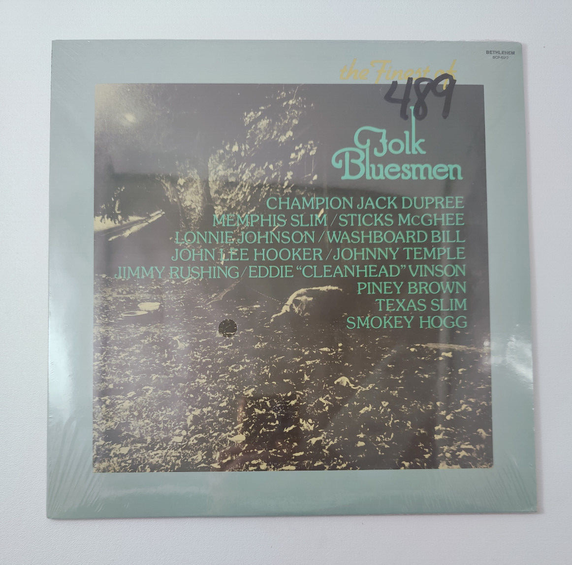 NEW/SEALED The Finest of FOLK BLUESMEN Texas Slim J. Lee Hooker Record Vinyl