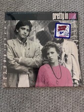 Vintage Pretty In Pink Orig Motion Picture Soundtrack Vinyl 1986 EX In Shrink picture