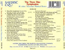 THE THREE-DISC SYMPHONION AND OTHER VICTORIAN MUSICAL BOXES NEW CD picture