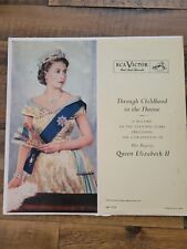 Queen Elizabeth II - Through Childhood to the Throne 1953 LP Vinyl ALP 1043* picture
