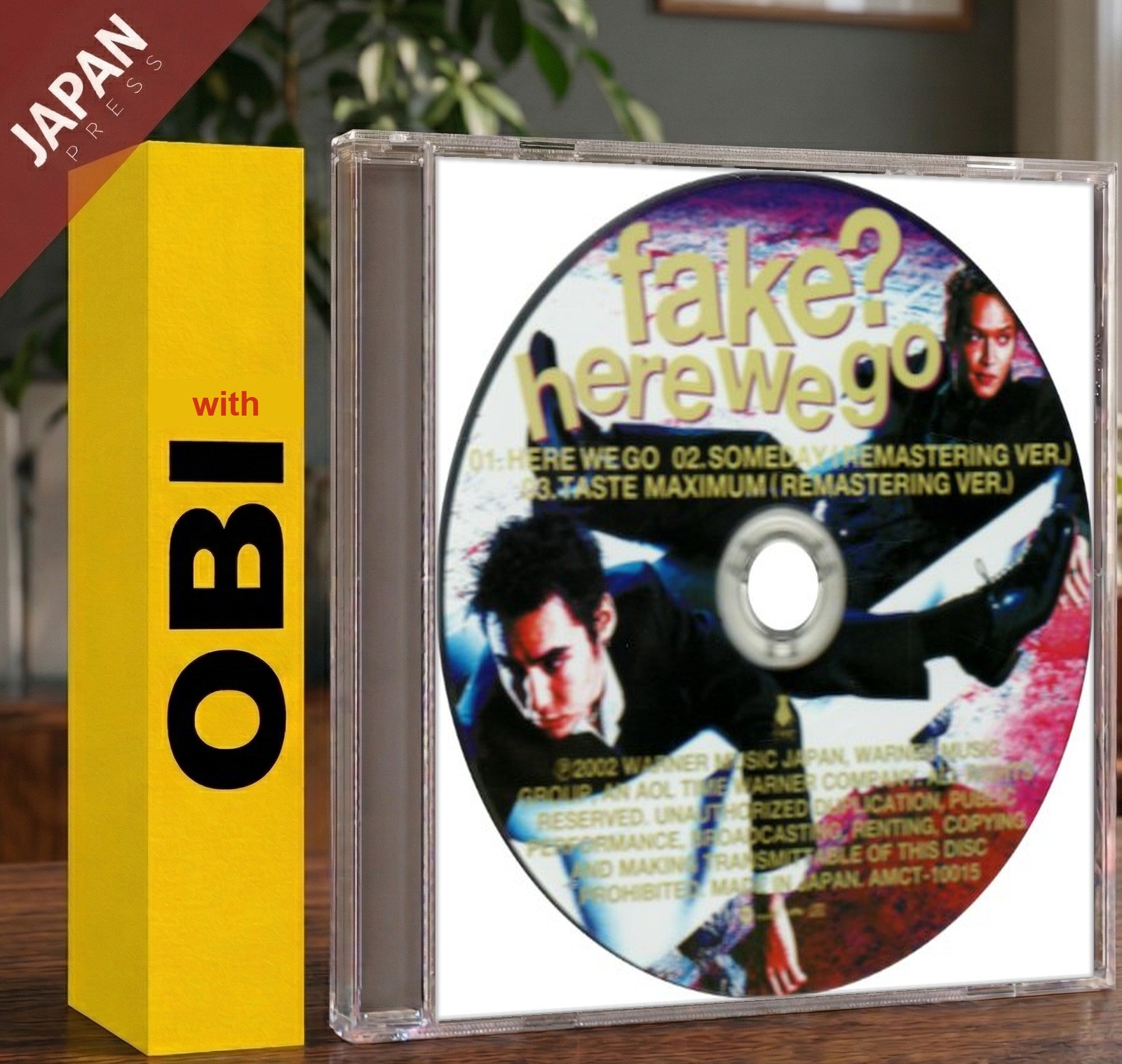 FAKE - HERE WE GO w/OBI CD Japan Import