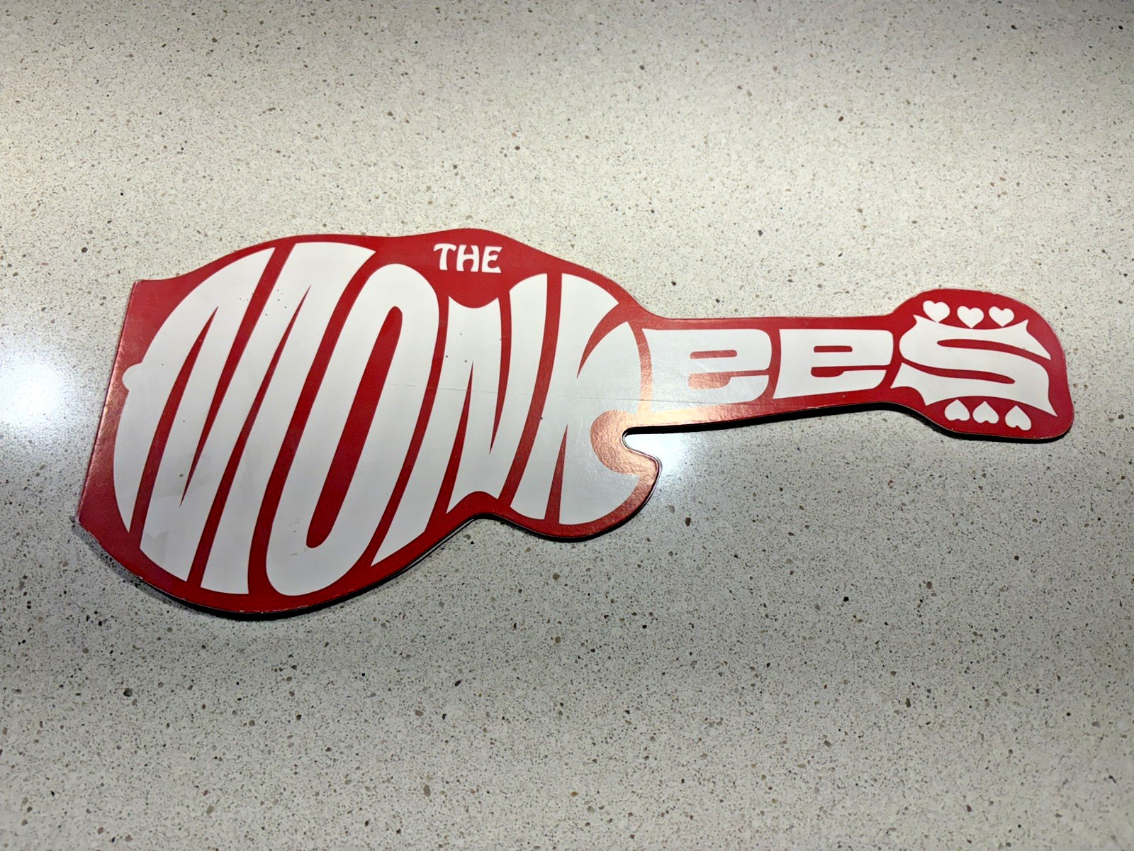 The Monkees PROMO CD Die-Cut Oversized Guitar-Shaped Gatefold 