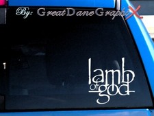 Lamb of God - Vinyl Decal Sticker -Color Choice -HIGH QUALITY picture