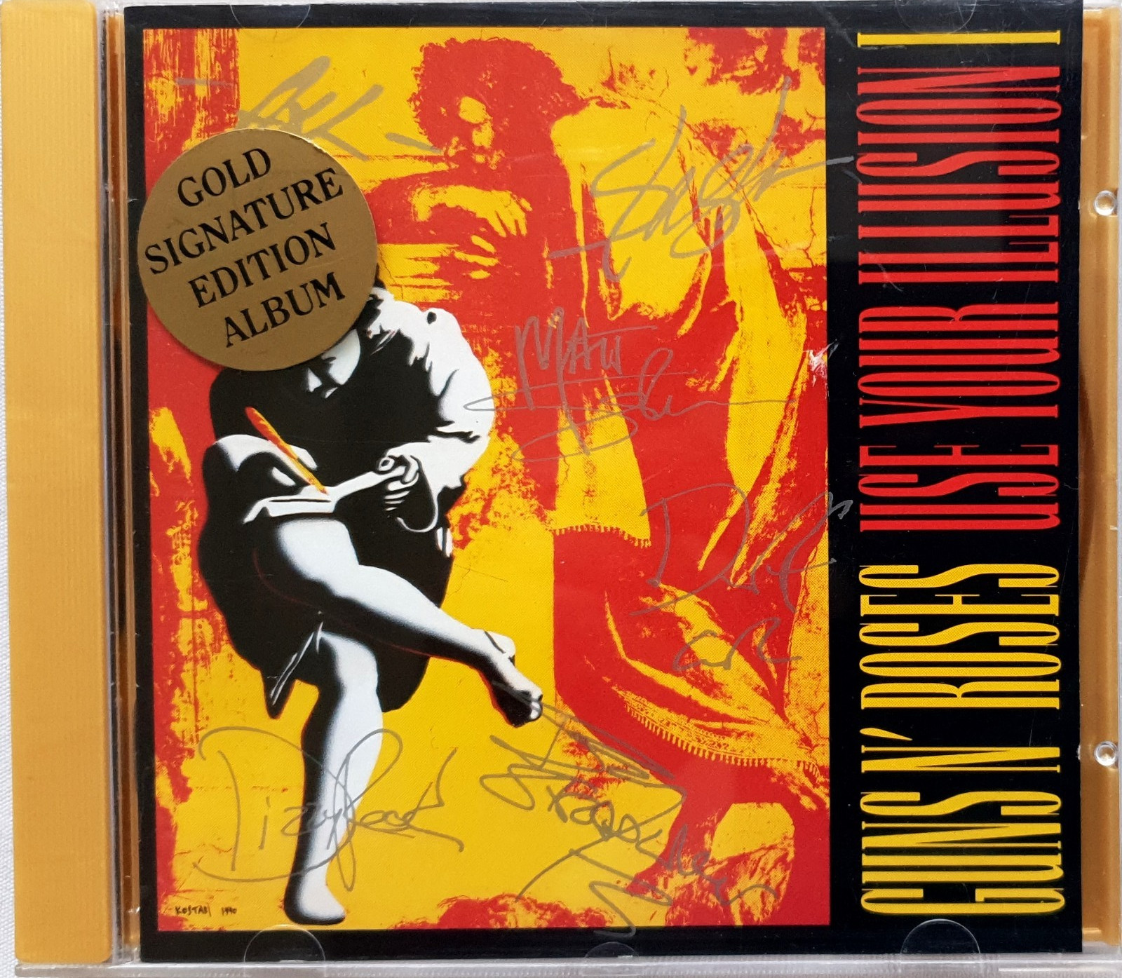 Guns N' Roses–Use Your Illusion I CD Album, Gold Signature Edition 1995 Australi