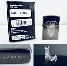 Metallica ZIPPO Pop Up Shop Store Lighter #499/1000 M72,no sphere foil las vegas picture