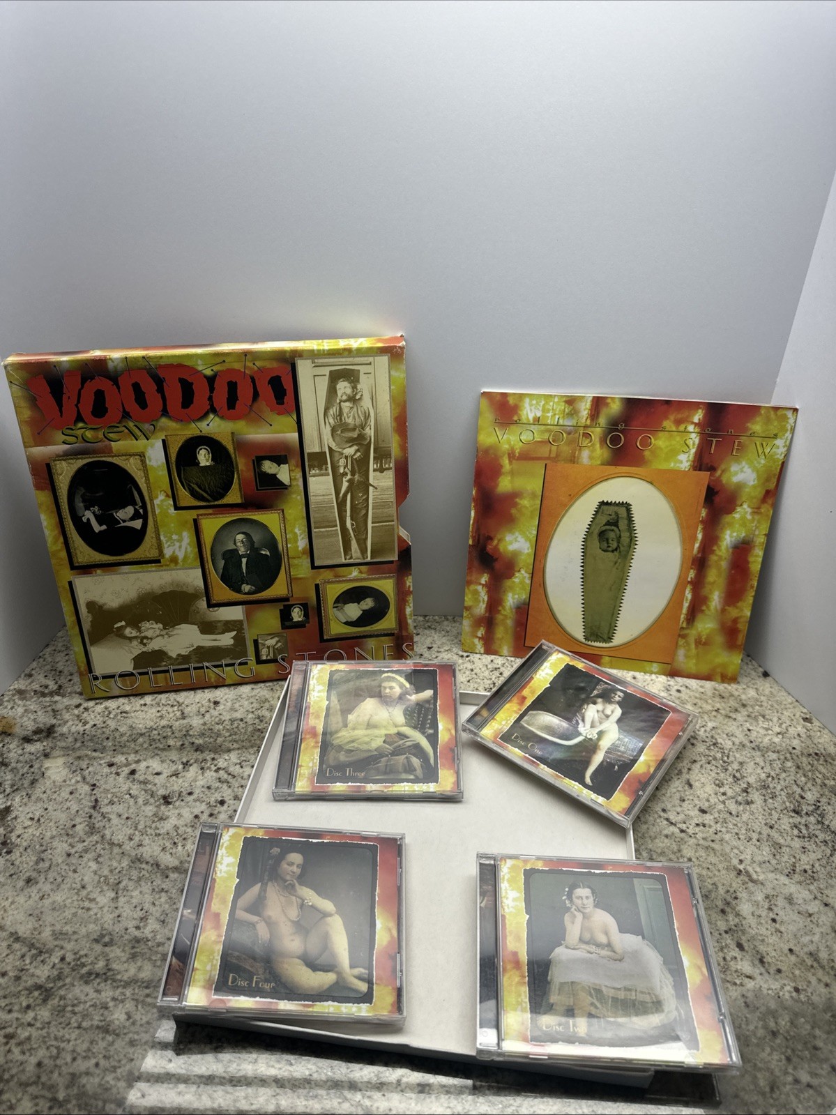 Rolling Stones VOODOO STEW 4 Cd Box Set 1996 Rare