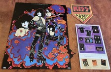KISS Paul Stanley 1978 Solo album Lot - Poster Sign Art, Kiss Army, Order Form picture