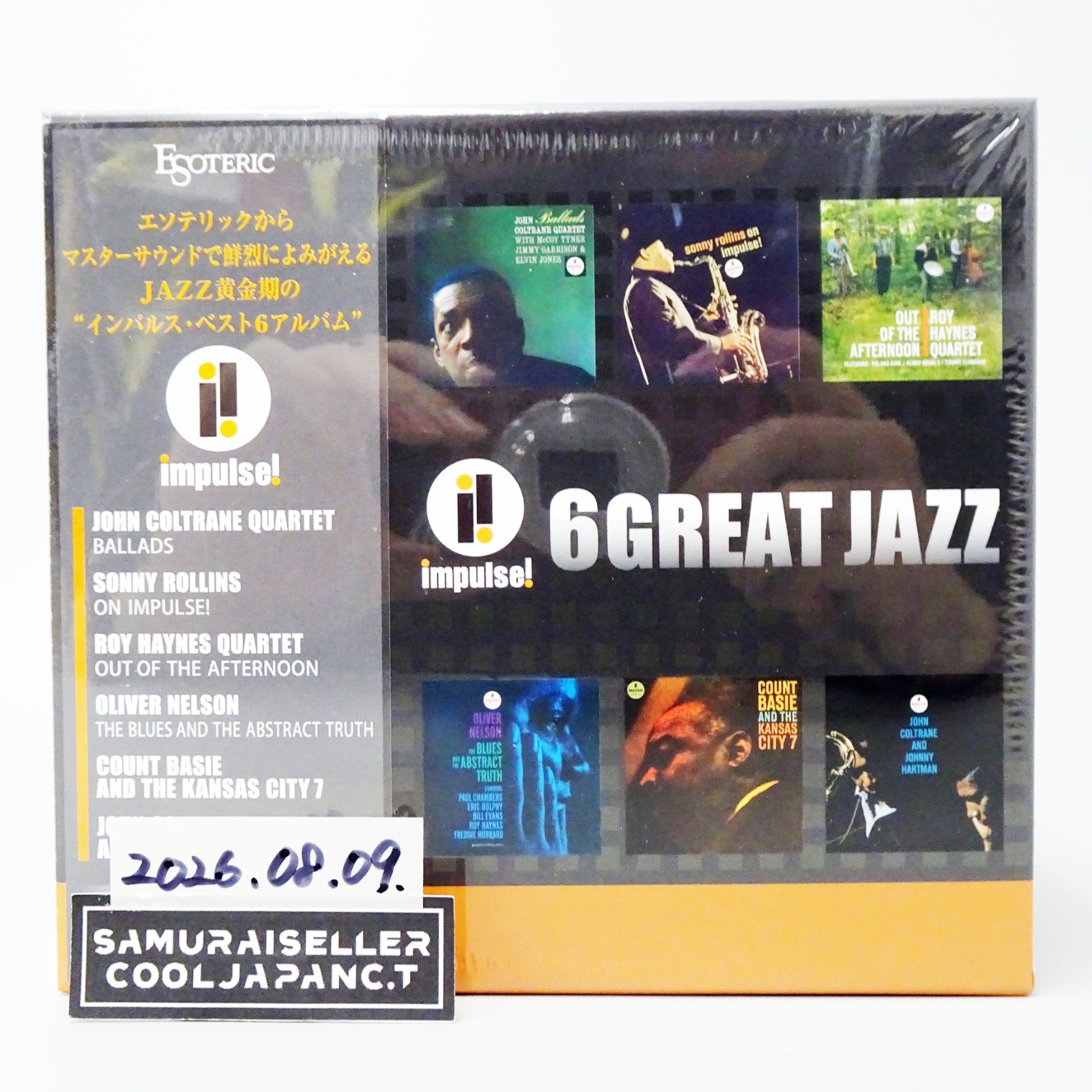 16 GREAT JAZZ, impulse / ESOTERIC Japan, 6 titles SACD BOX SET NEW