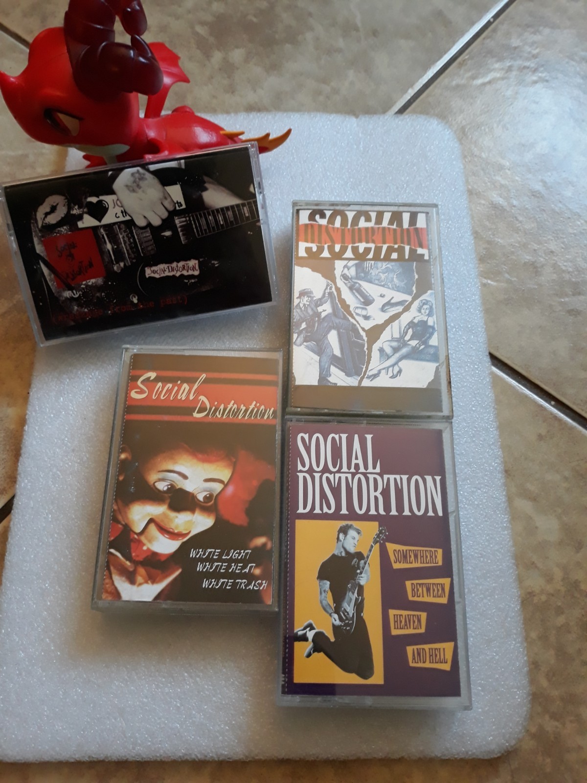 Vintage Punk Rock Cassette Tape Lot Of Social Distortion--LOT OF 4 CASSETTES 