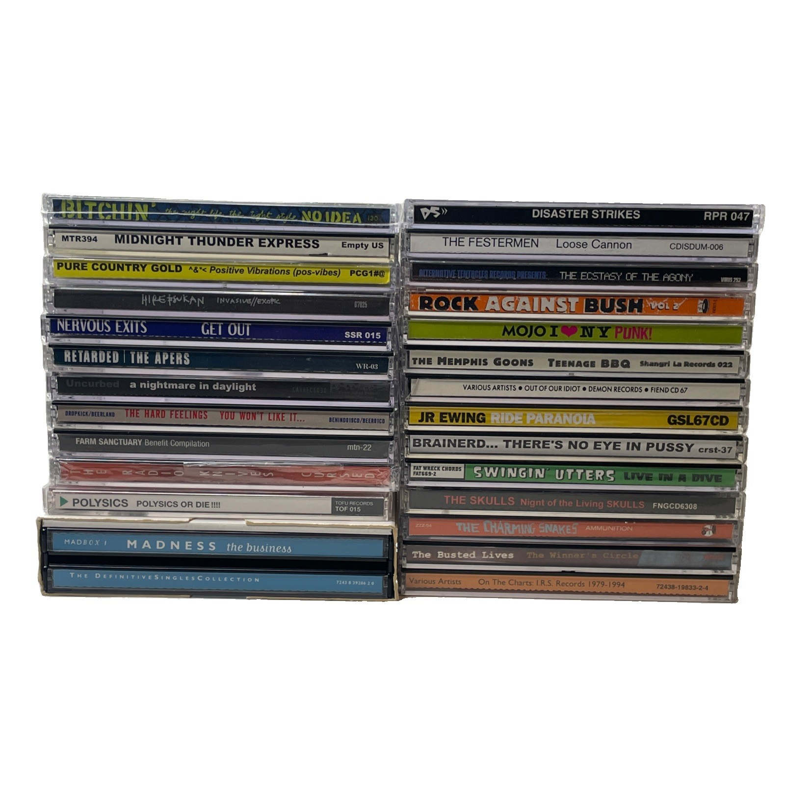 Huge Lot Of Hardcore/Pop Punk/Garage Rock/Indie Punk CDs Madness Nervous Exits
