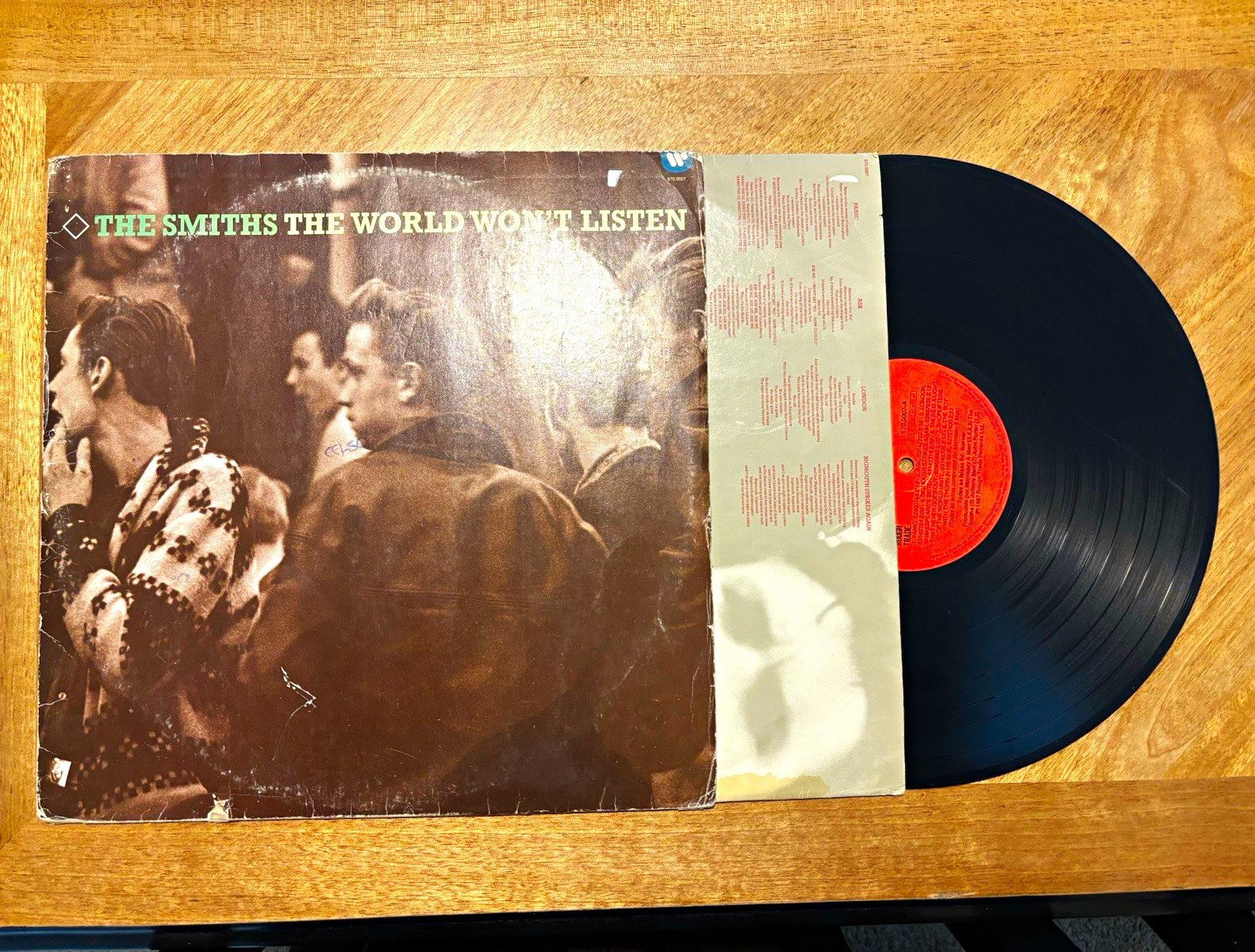 The Smiths The World Won\'t Listen Rare Original 1987 Brazil Promo Vinyl LP -READ