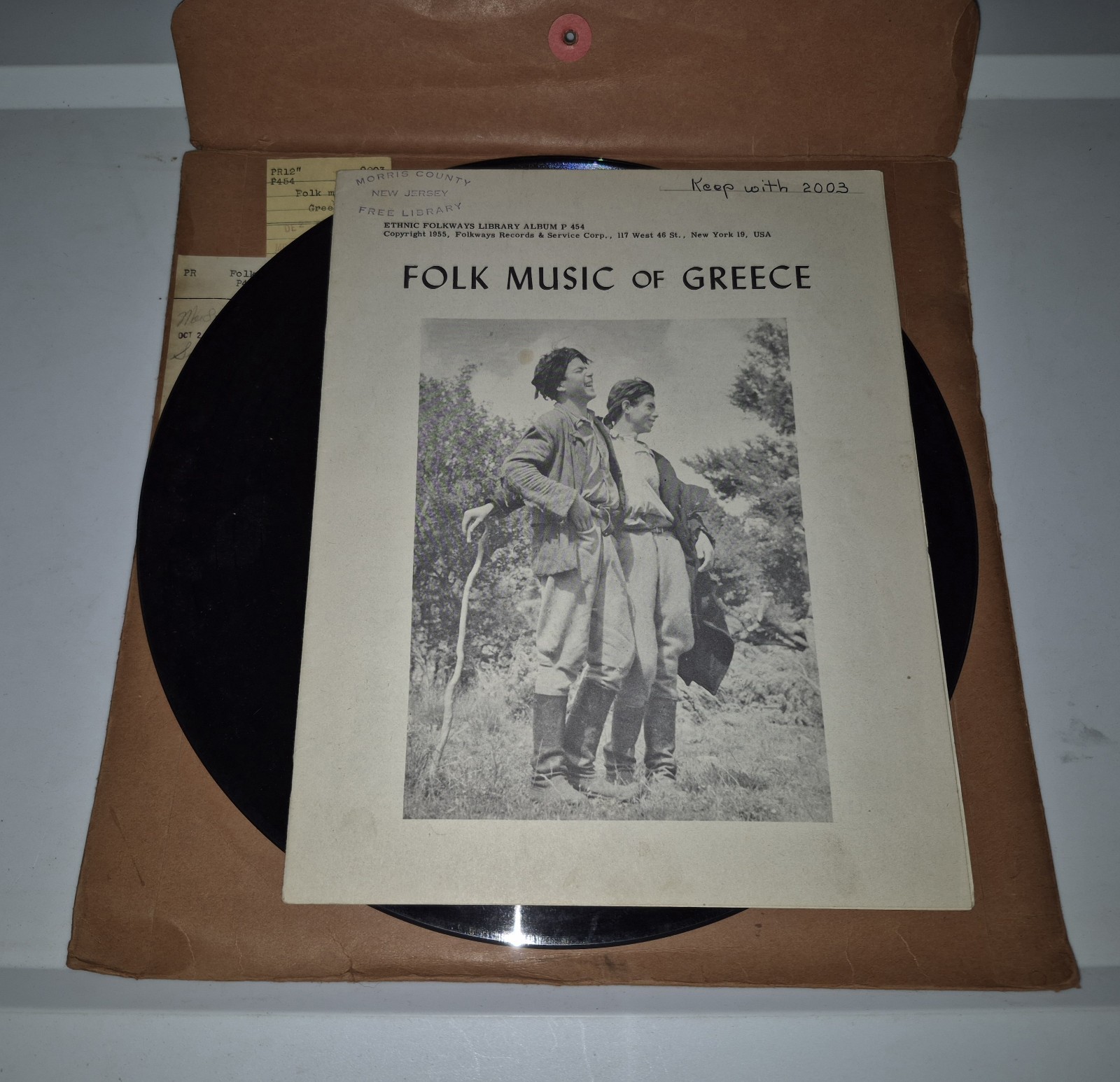 Vintage 1955 Ethnic Folkways 