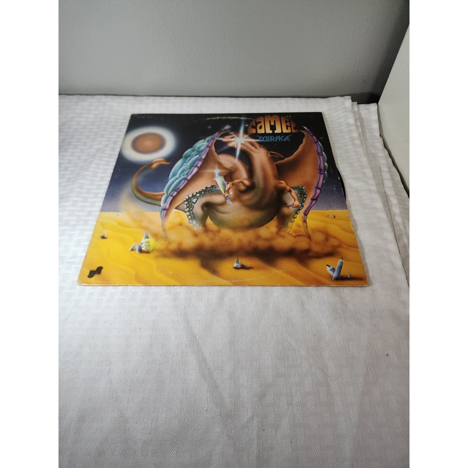 Camel Mirage Vinyl LP 1974 Janus Records JXS-7006 Progressive Rock Lady Fantasy