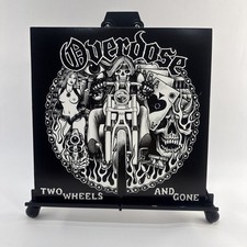 Overdose - Two Wheels And Gone Vinyl 2020 Splattered SPLAT 028 White LP Ltd 300 picture