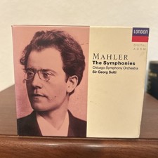 Mahler The Symphonies Solti Chicago Symphony 10 CD Box Set 1991 w/ Booklet picture