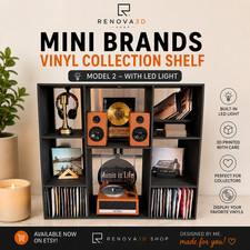 Mini Brands Vinyl Collection Display Shelf Model 2 Organizer w/ LED Light picture