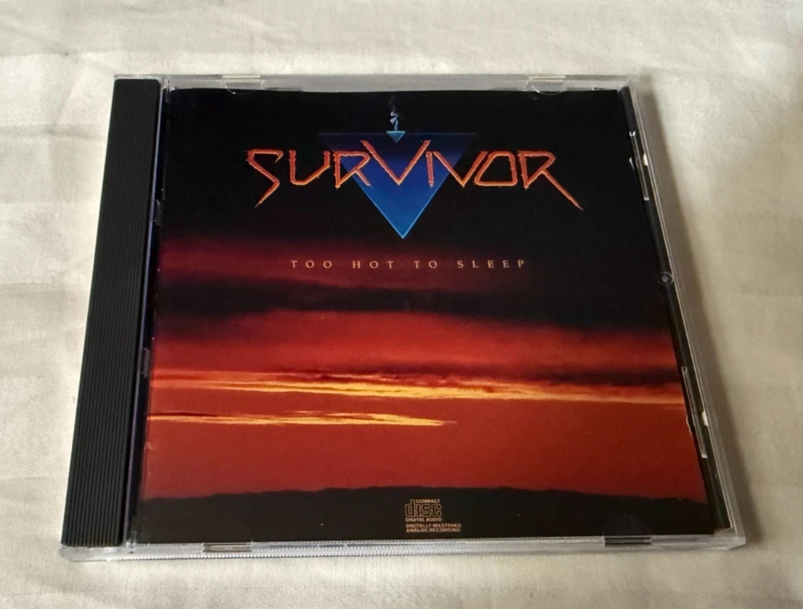 Survivor - Too Hot To Sleep CD 1988 Scotti Brothers 80s Rock Jamison OOP RARE
