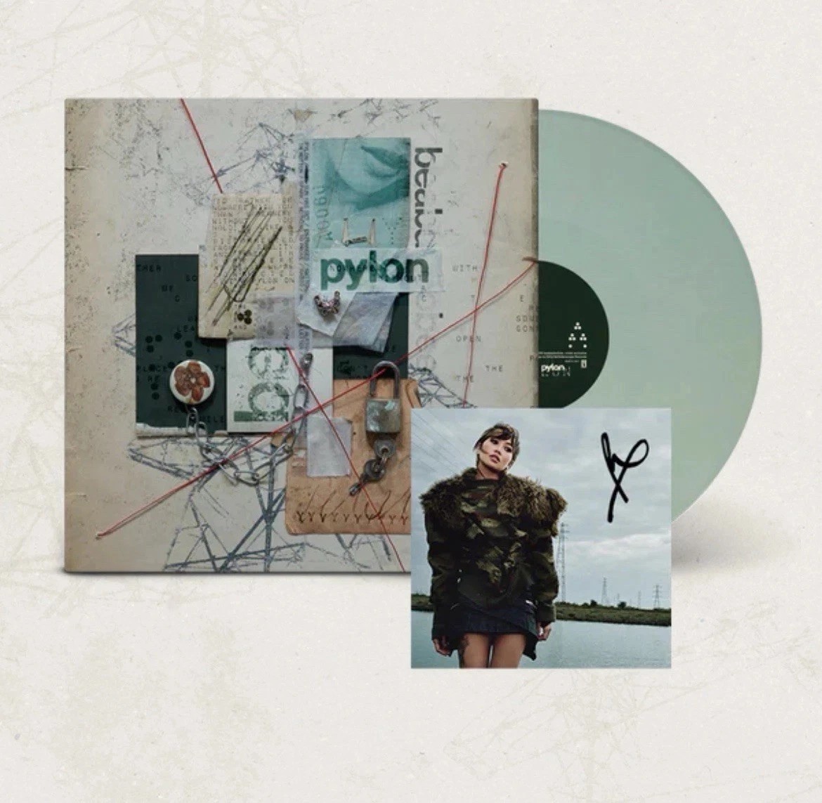 Beabadoobee - PYLON Limited Edition Signed Sea Foam Vinyl PRESALE