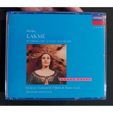 Delibes Lakme 2 CD Joan Sutherland Bonynge London Grand Opera D220595 BMG Club picture