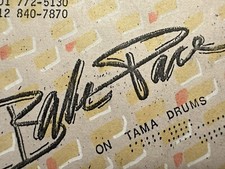 PROMO BABE PACE ON TAMA DRUMS DEMO ACCOUSRIC DRUM BASS CASSETTE picture