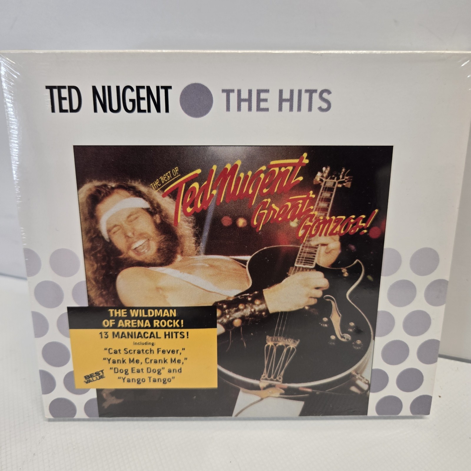 Ted Nugent Great Gonzos The Best Of CD Vintage Sealed Hype Sticker Epic NEW