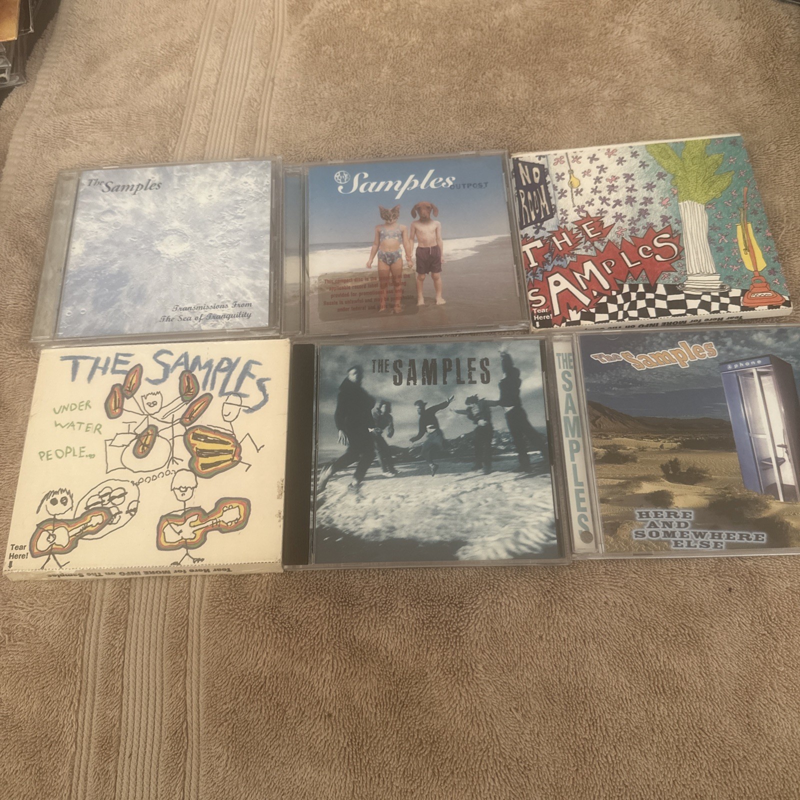 Lot of 6 The Samples Cd Outpost No Room Transmissions