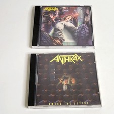 Anthrax Spreading The Disease & Among The Living CDs Lot of 2 Thrash Albums picture