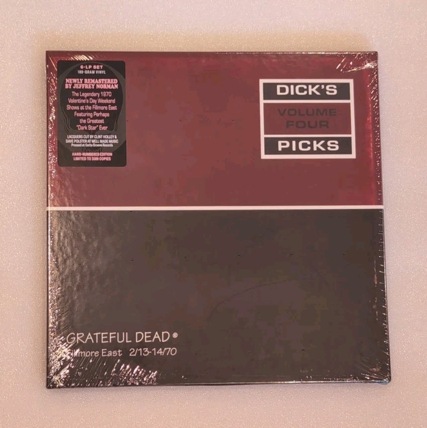New 6 LPs Grateful Dead -Dick's Picks Vol. 4 (live Fillmore 1970) Limited 3500
