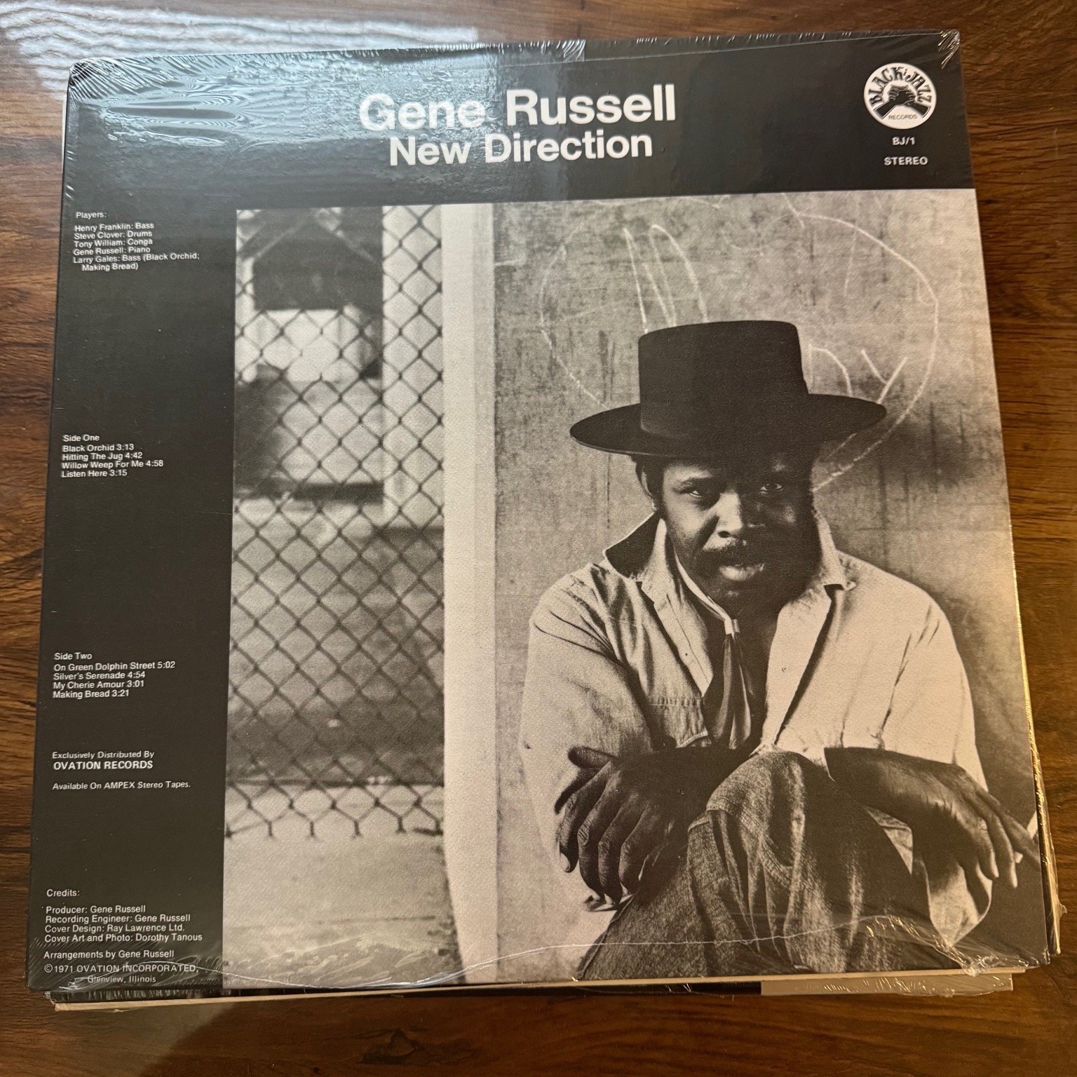 Gene Russell – New Direction LP Record 1971 Black Jazz Soul-Jazz Reissue New