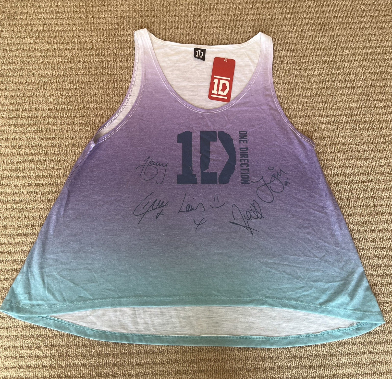 RARE Vintage Genuine One Direction Shirt New with Tags Licensed 2012