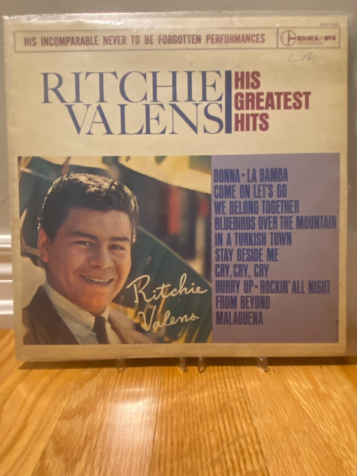 Ritchie Valens - His Greatest Hits (Vinyl Record LP) DEL FI DFLP-1225