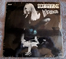 SCORPIONS IN TRANCE VINYL ALBUM 1ST PRESSING RECORD UNCENSORED COVER OG NM picture