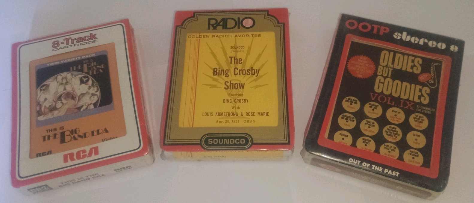 SEALED 8-TRACK Oldies But Goodies Vol IX, Bing Crosby , this is the big band era