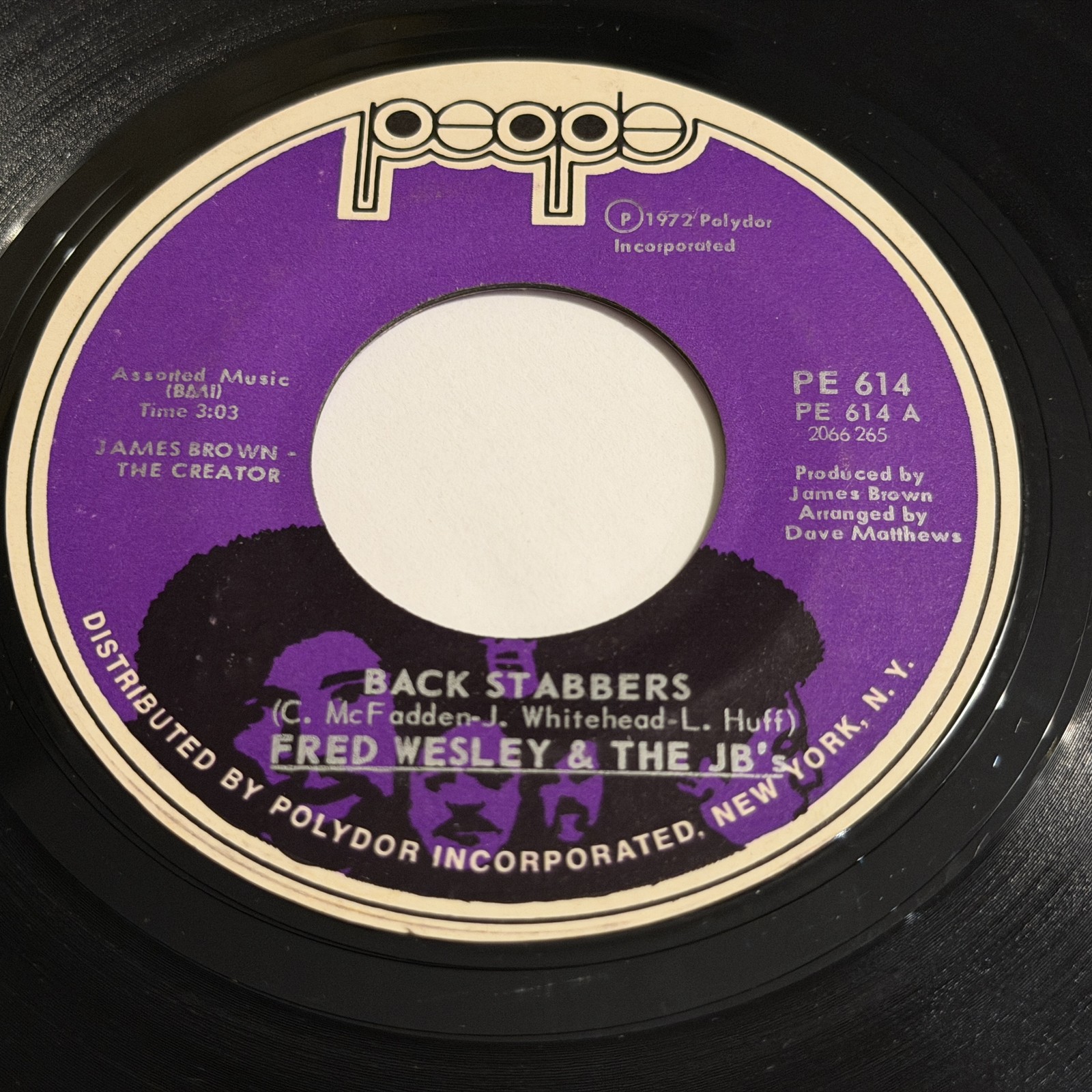 Fred Wesley & The J.B.\'s: Back Stabbers / J.B. Shout 45 - People - Funk
