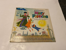 Walt Disney’s Mary Poppins Vinyl Record Album and Book, 1964 *FREE SHIPPING* picture
