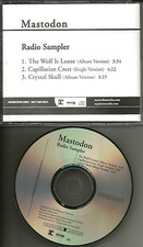 MASTODON Radio Sampler 3TRX  w/RARE SINGLE Version 2006 USA PROMO dj CD Single  picture