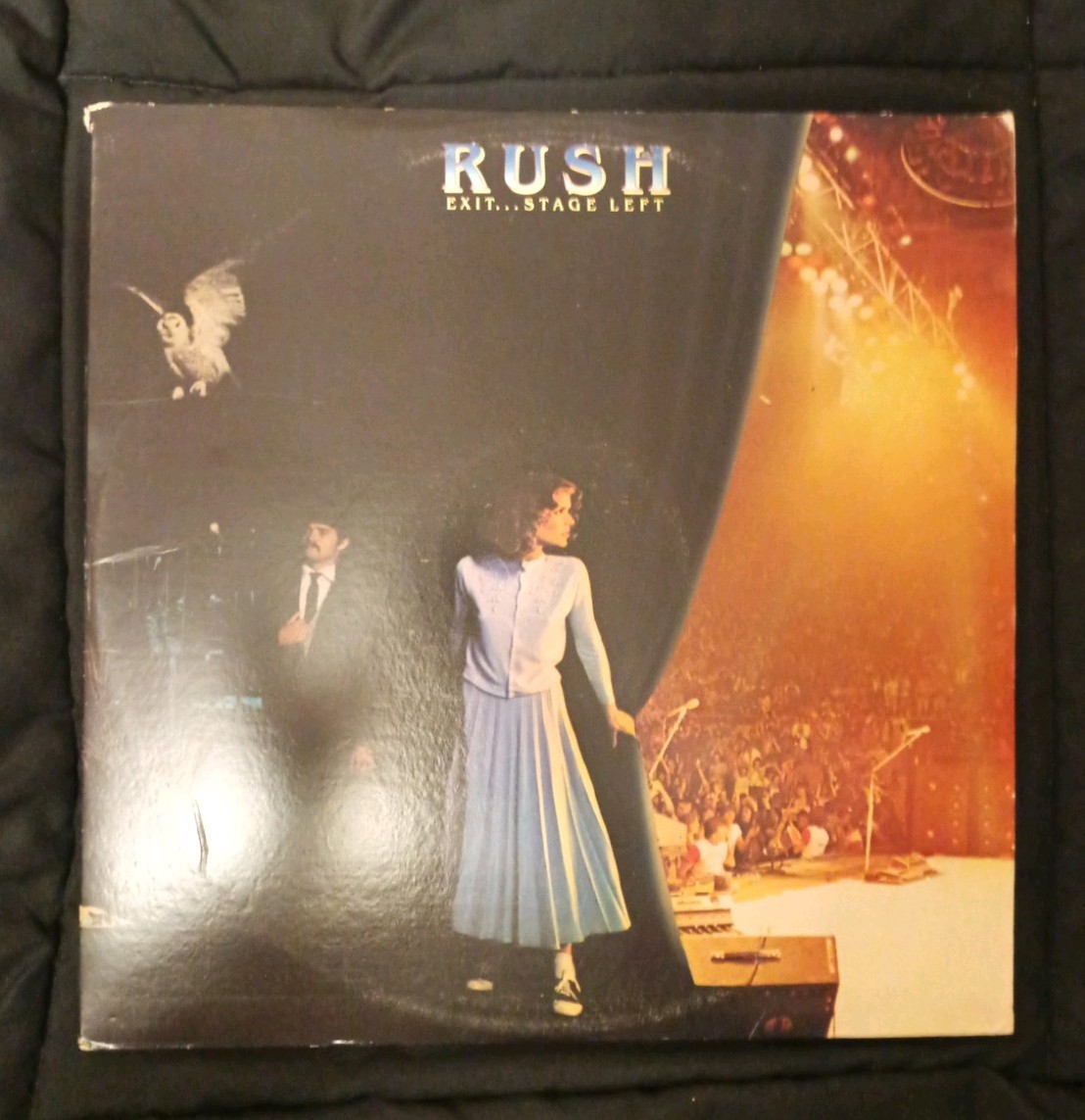 Rush Exit... Stage Left 1981 LP Mercury Polygram Records Vinyl Double Record