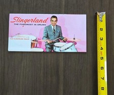 Slingerland Drums Vintage Fold Out Brochure Catalog C. 1963 Gene Krupa picture